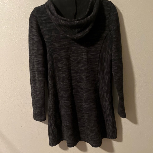 Kuhl sweater coat gray Hooded Button-Up Cardigan - Picture 3 of 5